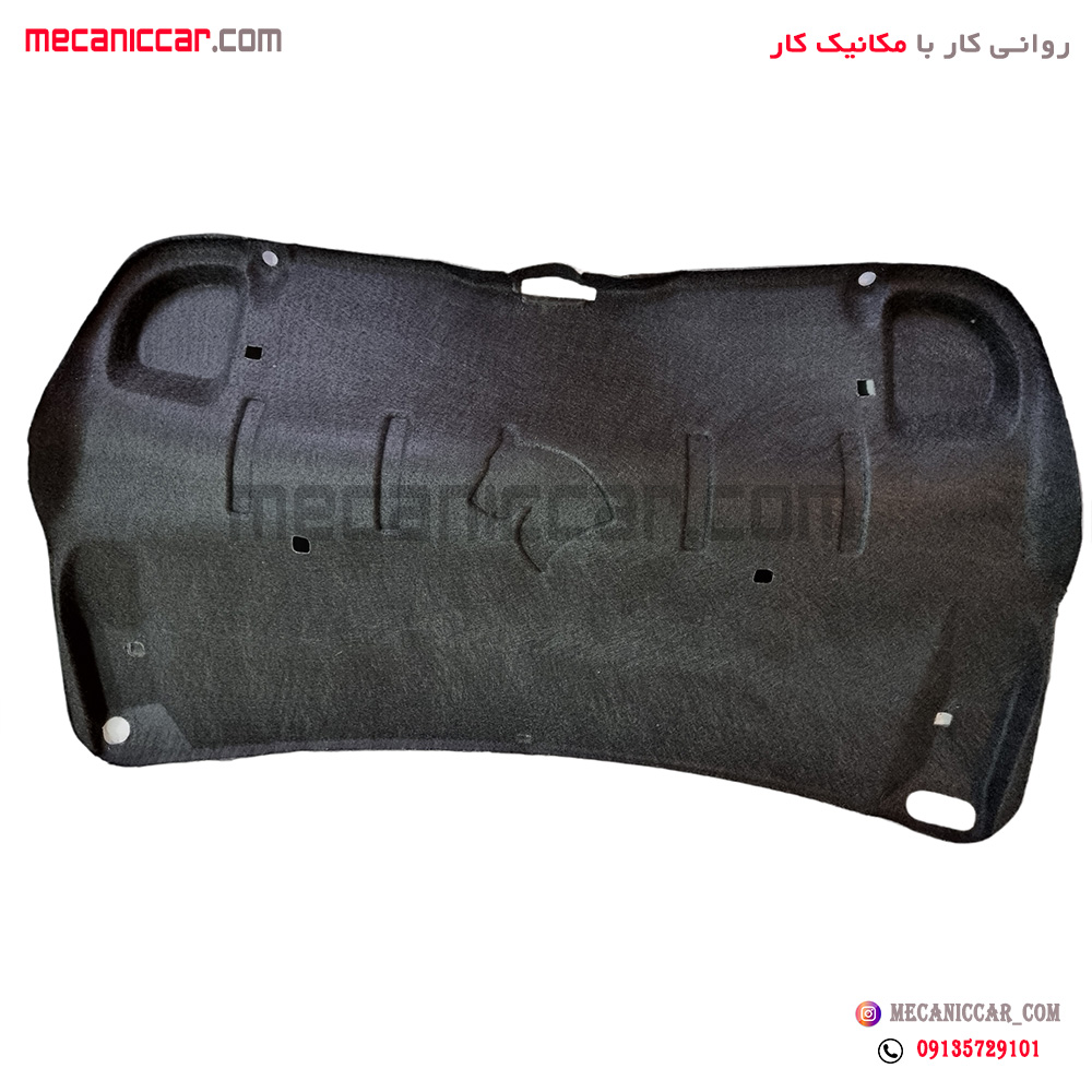 موکت (نمدی) پشت درب صندوق عقب سمند