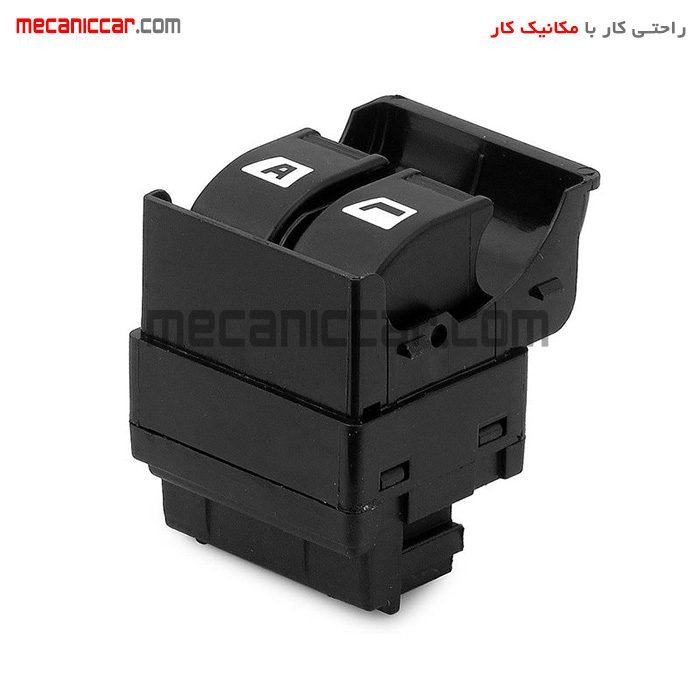 کلید شیشه بالابر جلو چپ دوپل اتومات نور سفید جلو جدید پژو پارس سال ایساکو