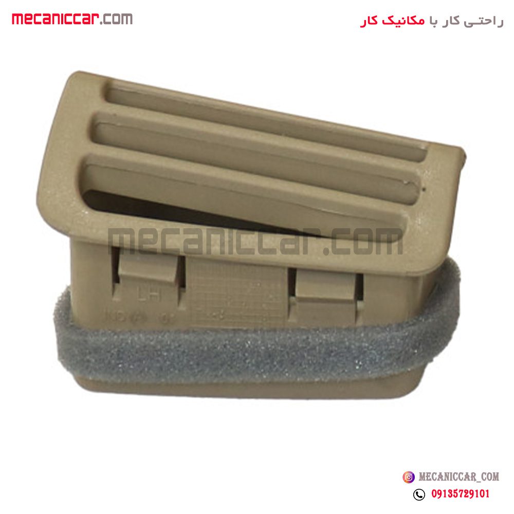 دریچه هوا کولر و بخاری عقب چپ کرم روشن کنسول وسط پژو پارس جدید