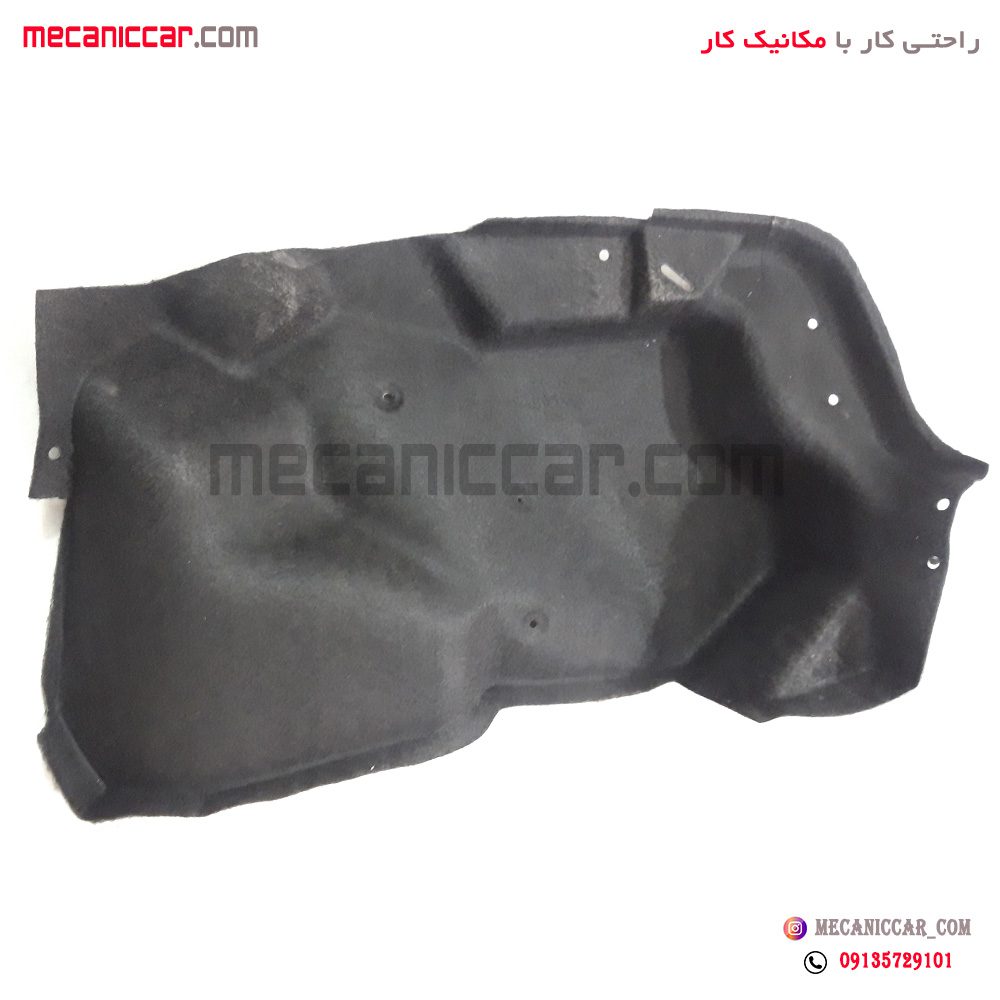 موکت (نمدی) روی گلگیر صندوق عقب راست تیبا صندوق دار