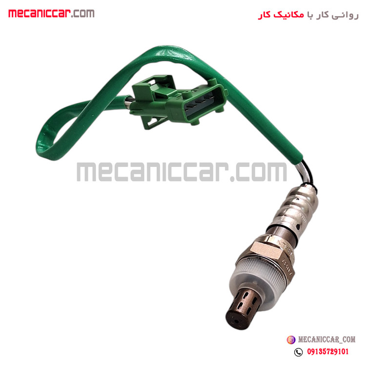 سنسور اکسیژن ساژم سیم کوتاه سبز (608U2) NTK