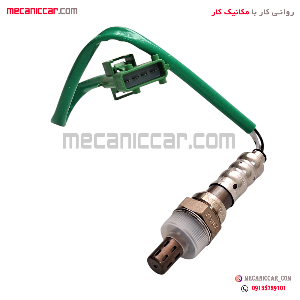 سنسور اکسیژن ساژم سیم کوتاه سبز (608U2) NTK