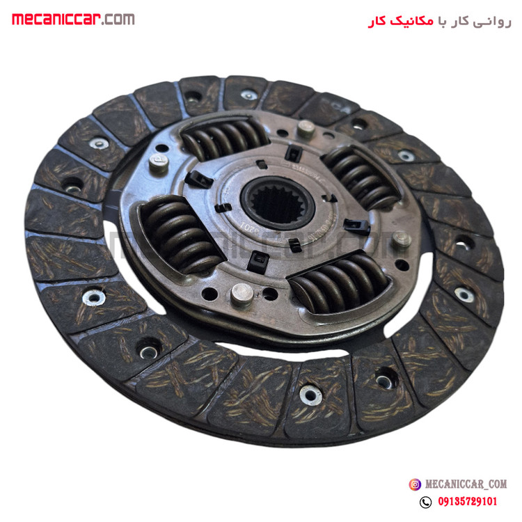 دیسک و صفحه کامل (کیت کلاچ) پژو 206 تیپ 2 عظام