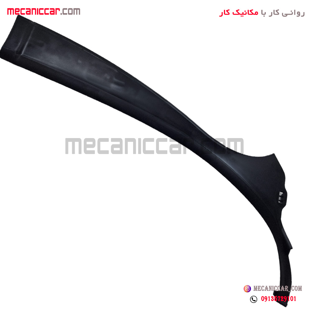 شبکه هواکش زیر برف پاک کن و شیشه جلو راست کوتاه پژو 206 مژده وصل