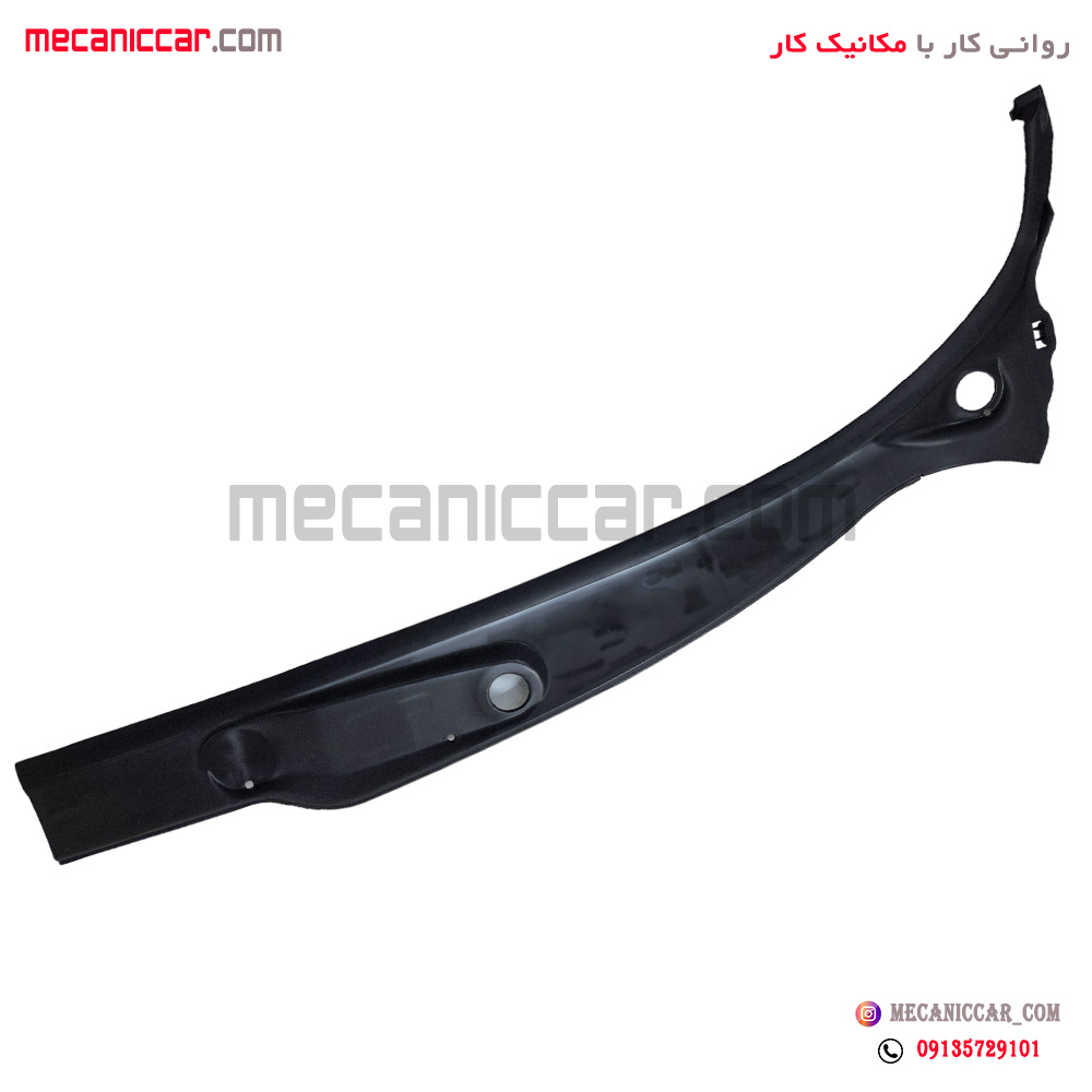 شبکه هواکش زیر برف پاک کن و شیشه جلو چپ بلند پژو 206 مژده وصل