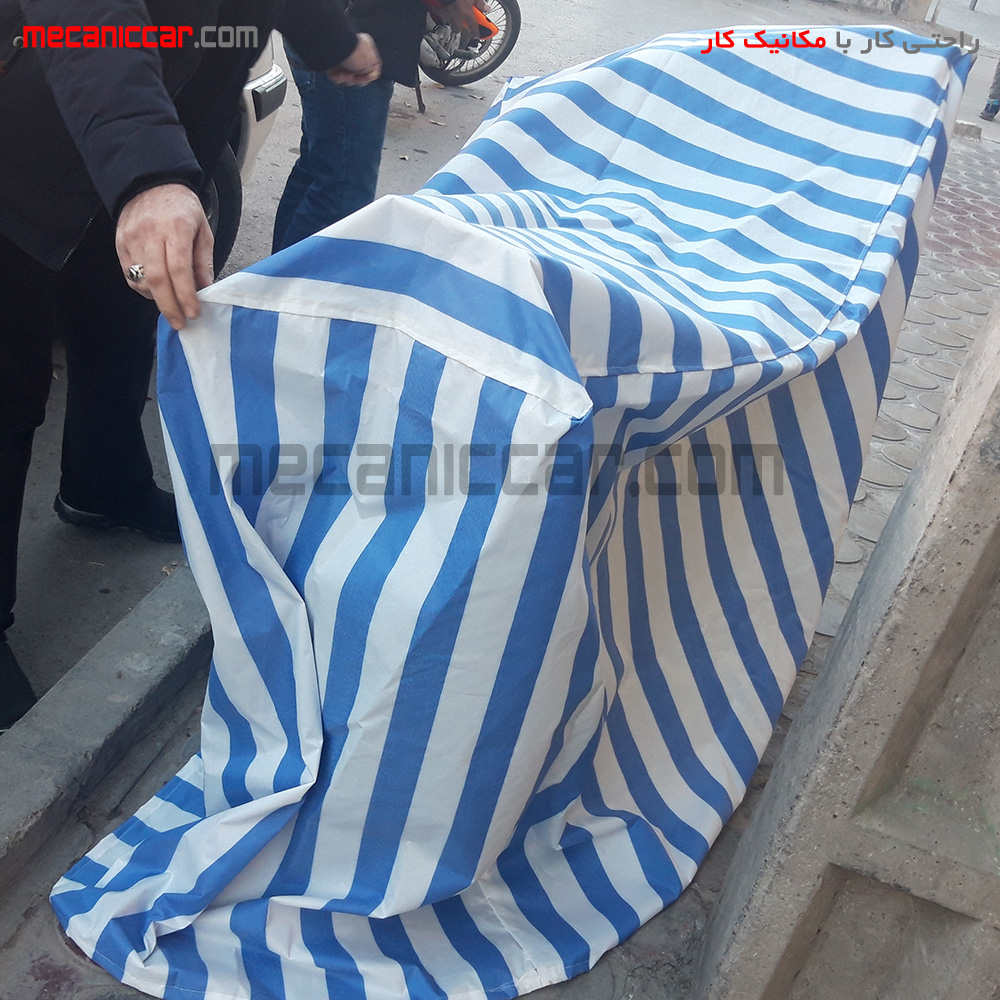 چادر موتور سیکلت پارچه ای