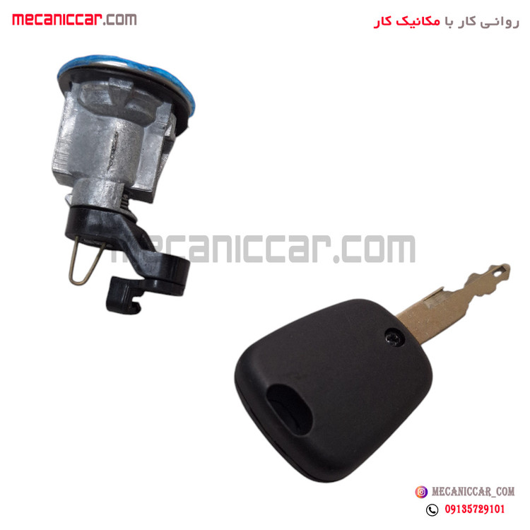 قفل سوئیچی ساچمه ای گرد درب صندوق پژو 405 و پارس جدید