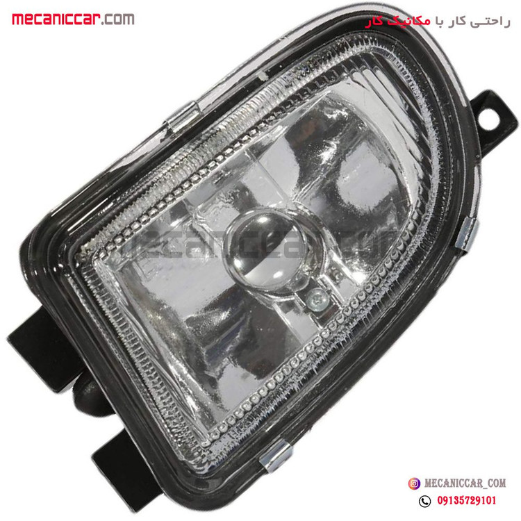 چراغ مه شکن جلو چپ سمند LX (پرژکتور بدون لامپ) مدرن