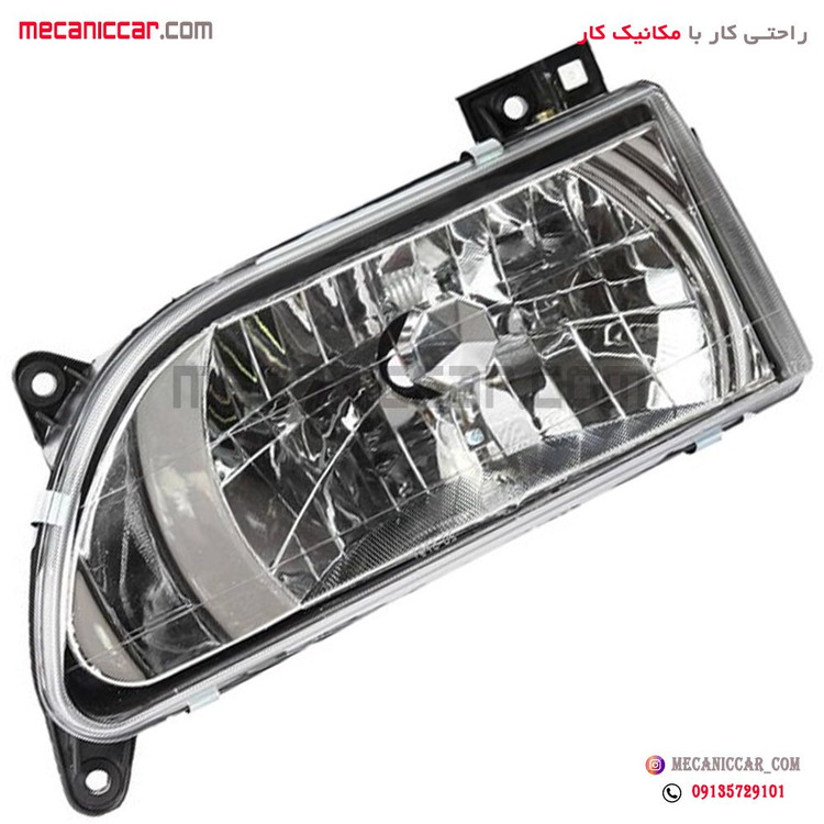 چراغ جلو شفاف چپ پراید (141)