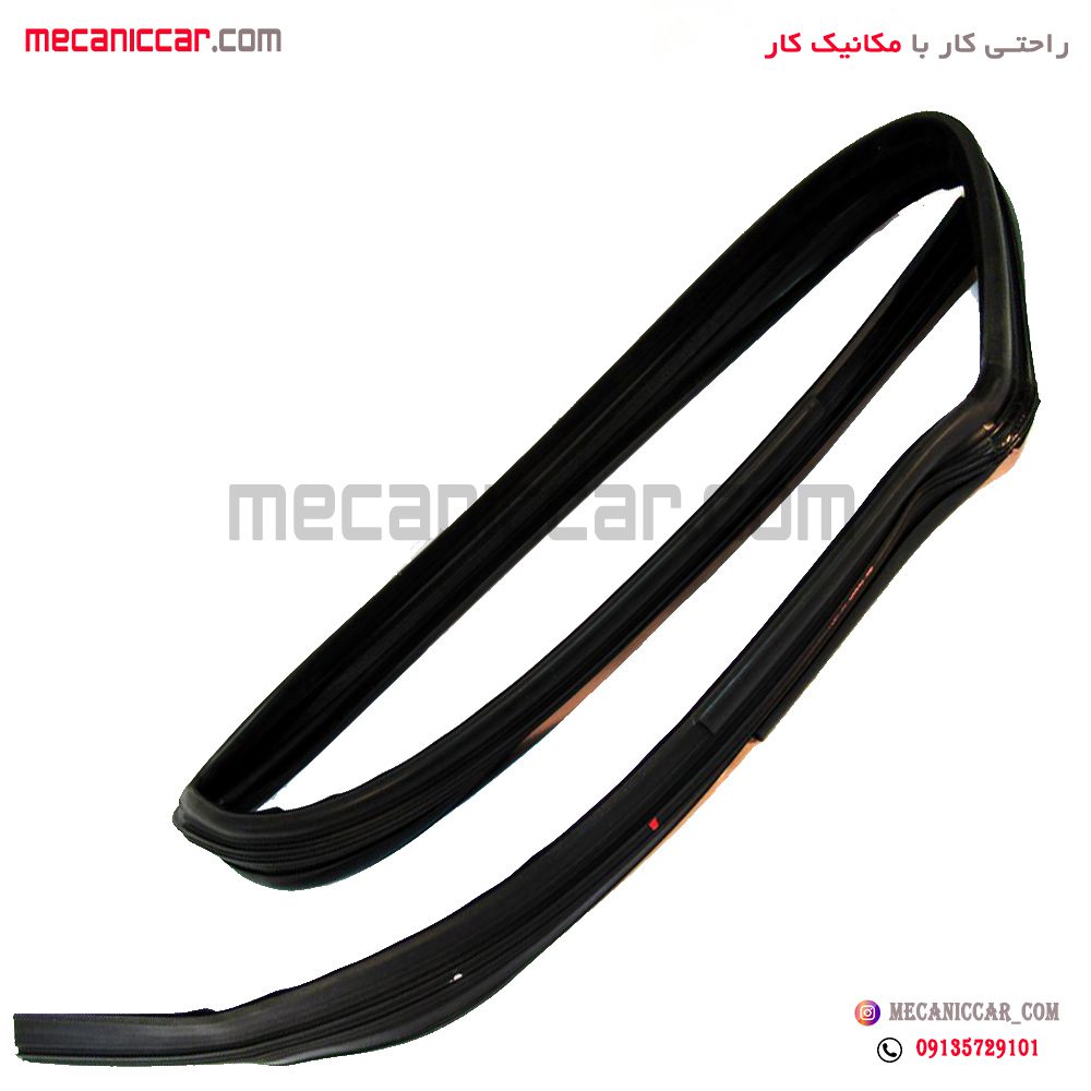 نوار دور کلاف شیشه (ماهوتی) جلو چپ تیبا