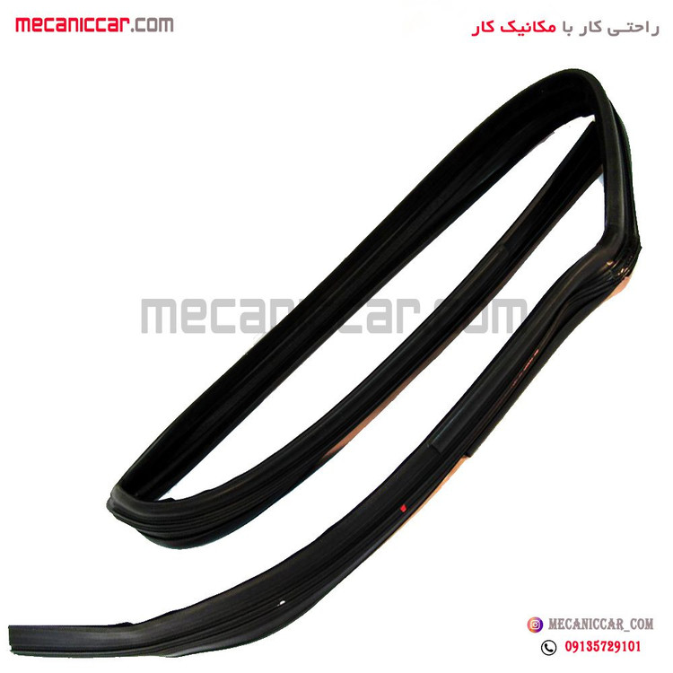 نوار دور کلاف شیشه (ماهوتی) جلو چپ تیبا