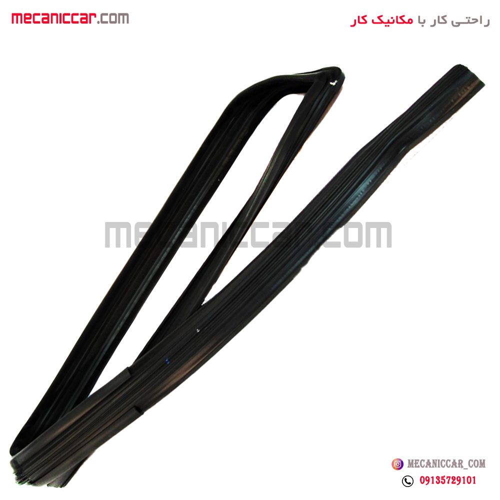 نوار دور کلاف شیشه (ماهوتی) جلو راست تیبا