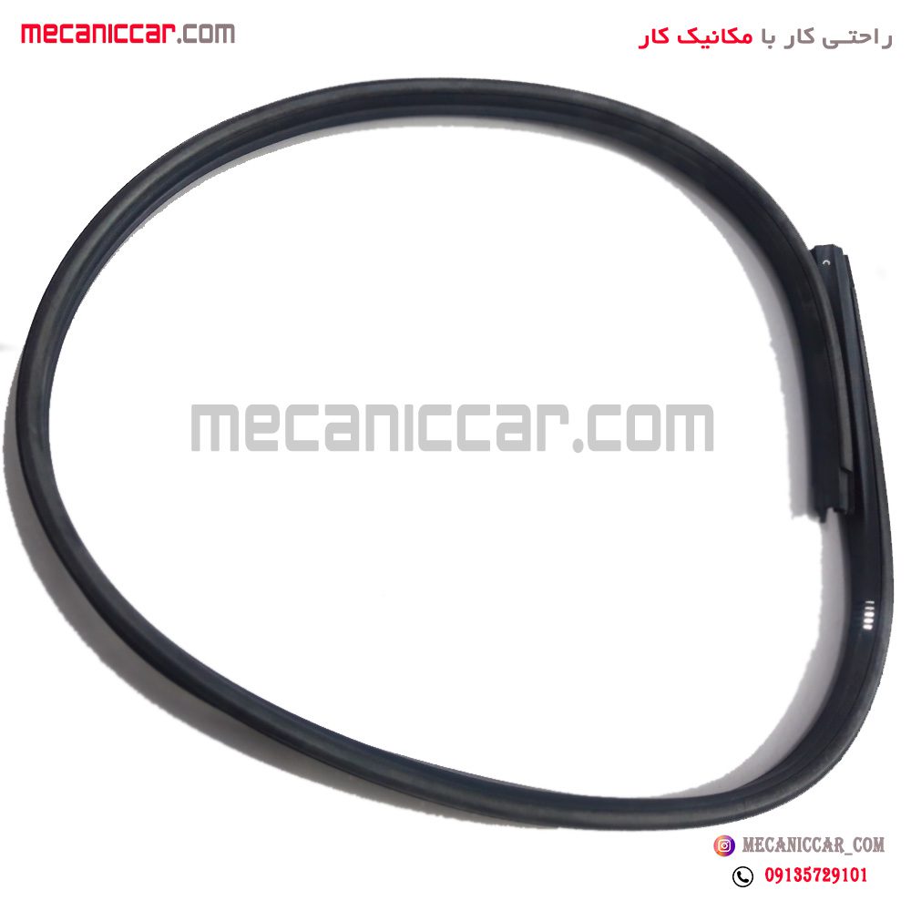 نوار دور کلاف شیشه (ماهوتی) جلو راست پژو 206