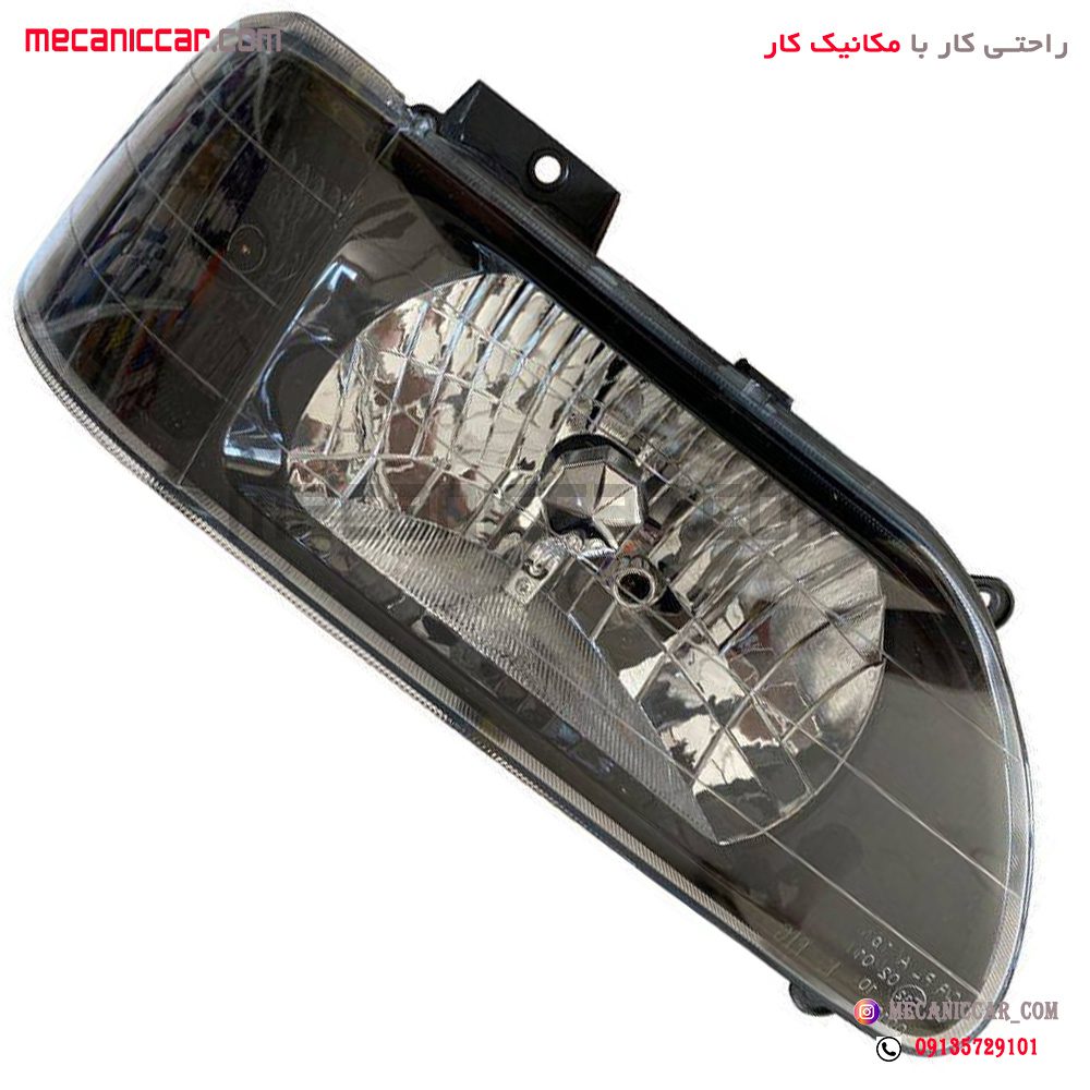 چراغ جلو تنظیم دستی راست دودی پراید 131
