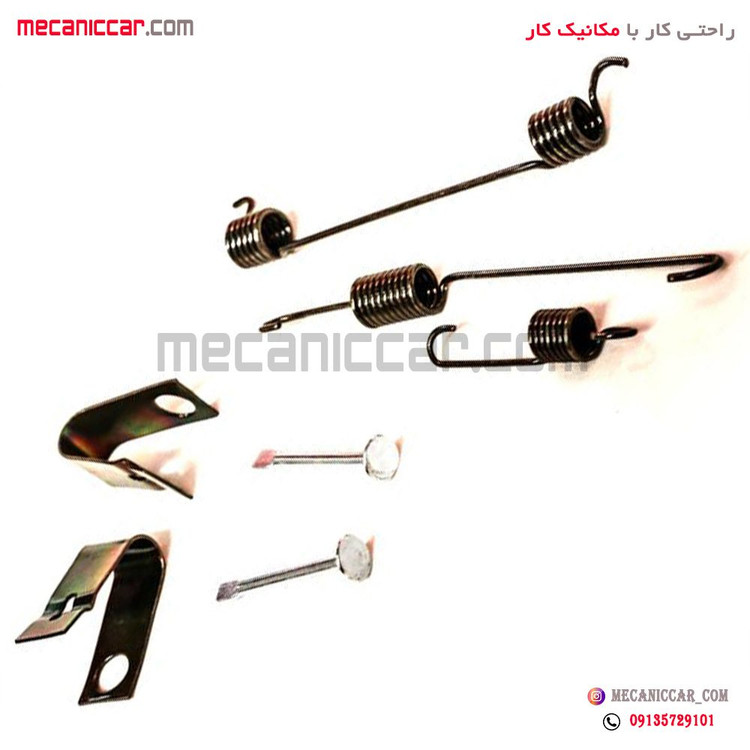 ست فنر لنت چرخ عقب پراید