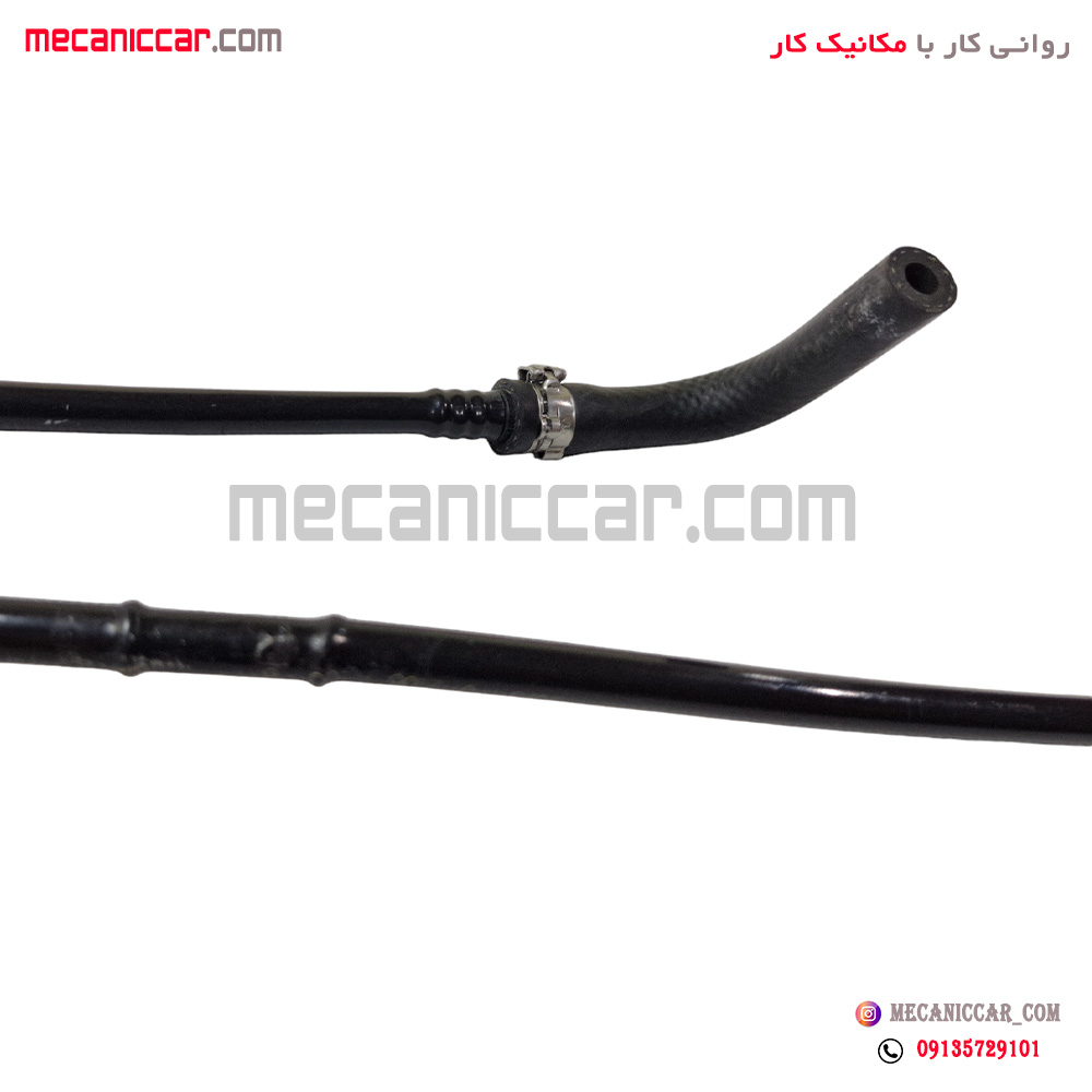 شیلنگ (لوله سوخت) برگشت بنزین به پمپ صفر درجه زیر بدنه پژو 405 و پارس مادپارت