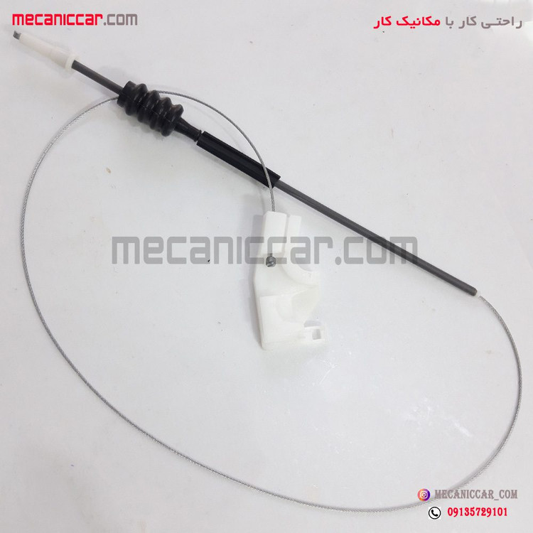 سیم (کابل) شیشه بالابر طوسی چپ پراید الما