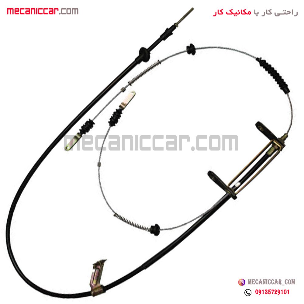 سیم (کابل) ترمز دستی پراید دوگانه سوز CNG ای پی ان سی
