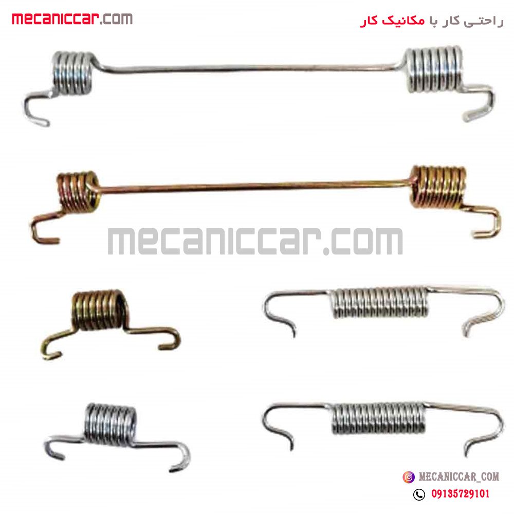 کیت فنر لنت عقب پژو 206 تیپ 2 و 3 طهران پارت