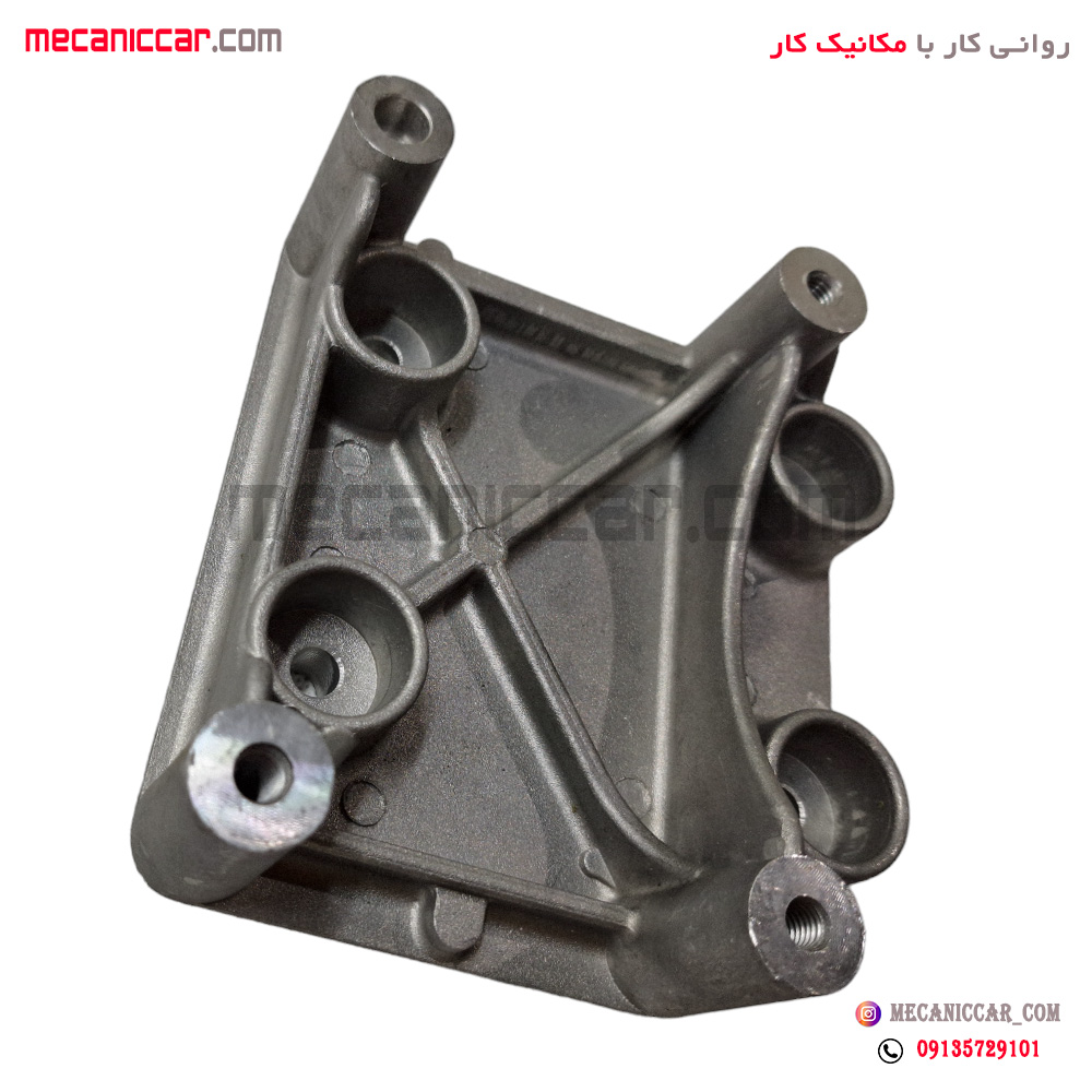پایه کمپرسور کولر 4 پیچ جدید پژو 206 تیپ 2 و 3