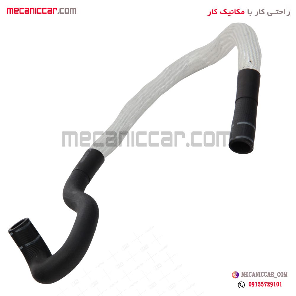شیلنگ بخاری خروجی با روکش کنفدار پژو 405 و پارس و سمند اچ ای سی