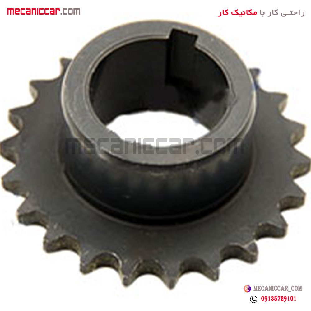 چرخ دنده سر میل لنگ 22 دندانه (اویل پمپ) پژو 405 طهران پارت