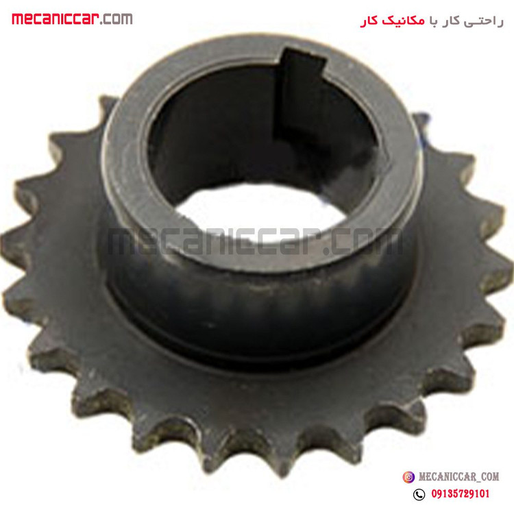 چرخ دنده سر میل لنگ 22 دندانه (اویل پمپ) پژو 405 طهران پارت