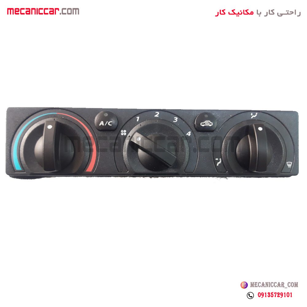 پنل کولر و بخاری تک سوکت باریک پژو 405 و پارس و سمند والافن