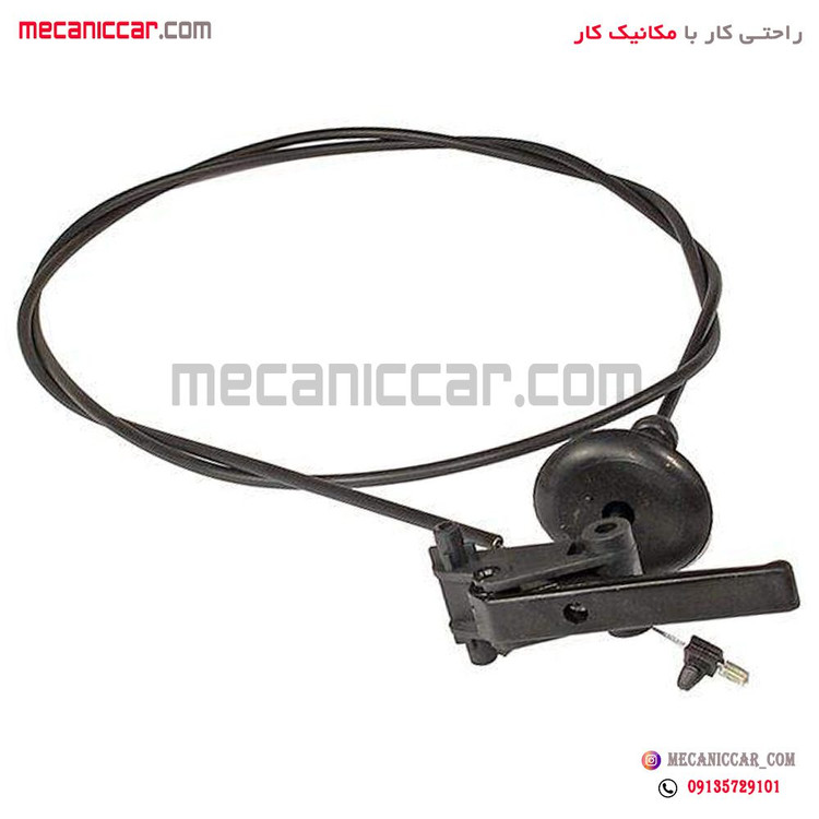 سیم (کابل) رها کننده درب موتور (کاپوت) پژو 206 و رانا سبزوار