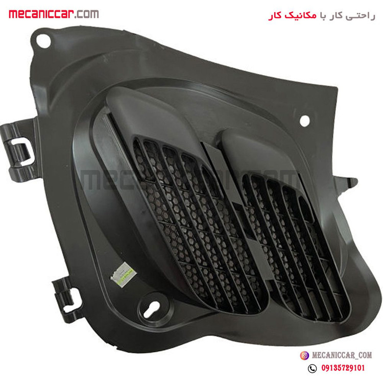 شبکه هواکش روی درب موتور (کاپوت) پژو 206 ایساکو