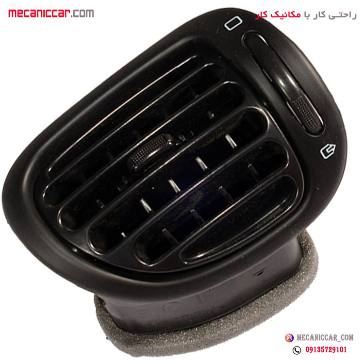 دریچه هوا کولر و بخاری چپ داشبورد پژو 206