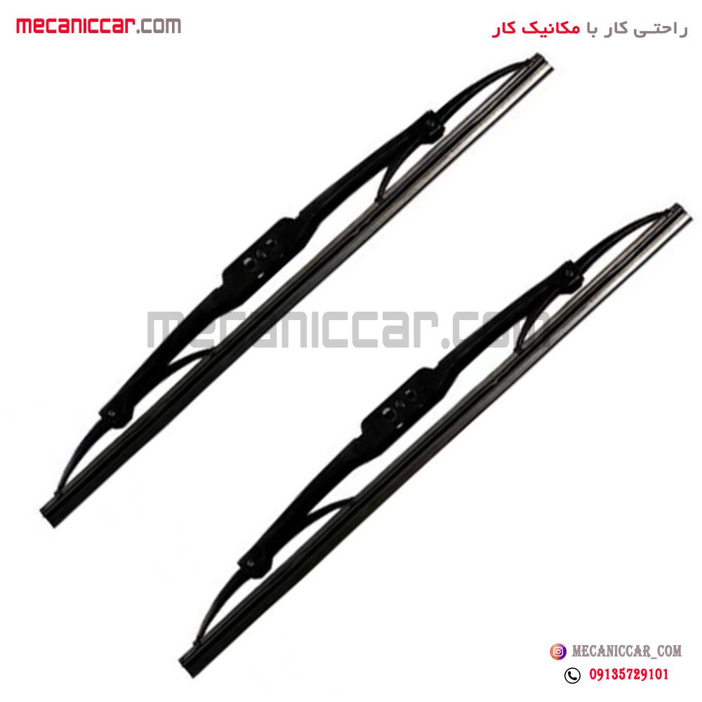 تیغه برف پاک کن (بدون شیلنگ و اب پاش) سایز 22 پژو 405 و پارس و اریسان سولس