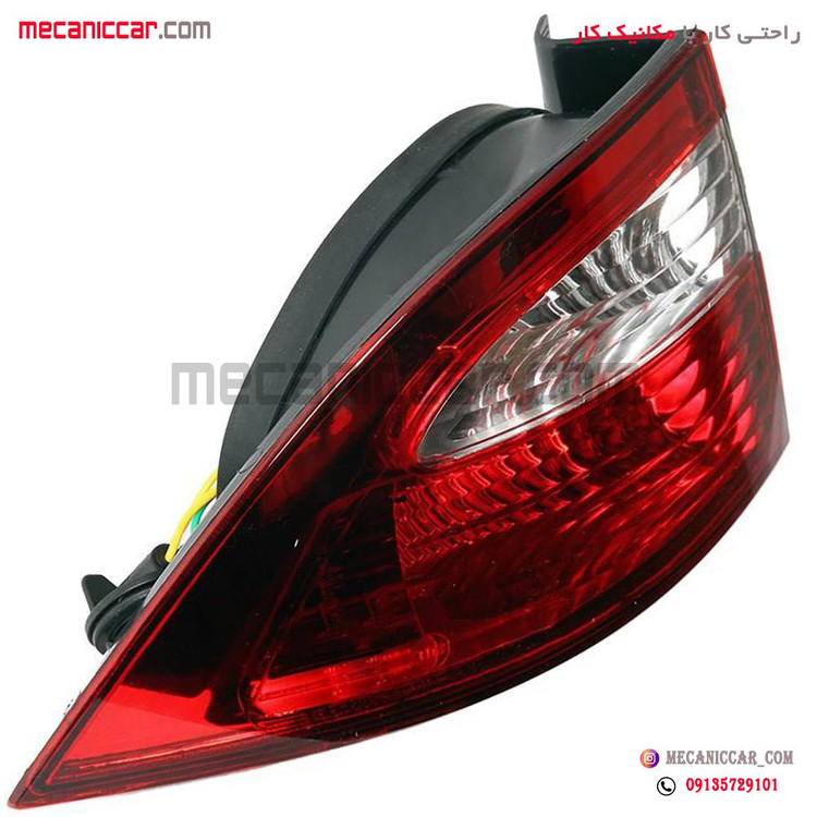 چراغ خطر روی گلگیر چپ سمند LX