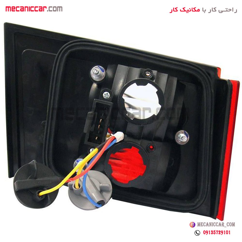 چراغ خطر روی صندوق راست سمند LX اس ان تی