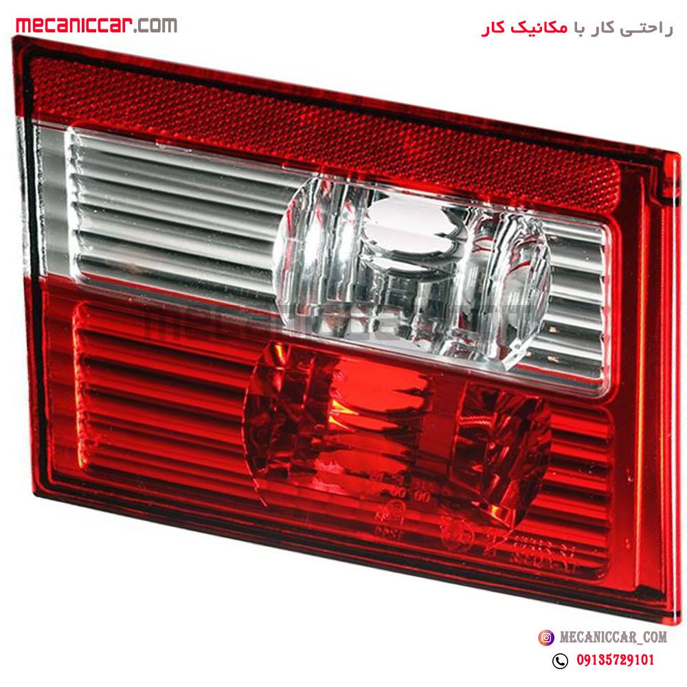 چراغ خطر روی صندوق چپ سمند LX