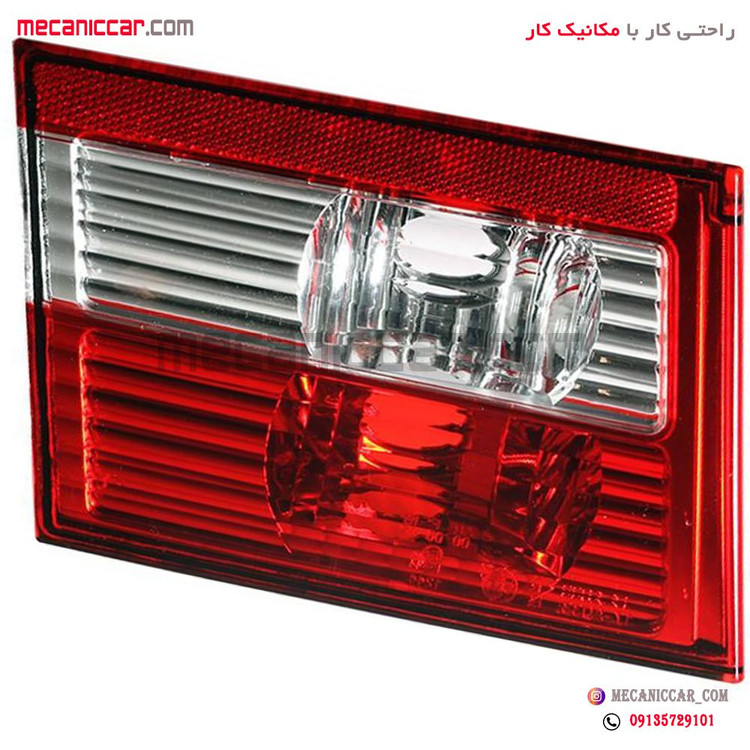 چراغ خطر روی صندوق چپ سمند LX