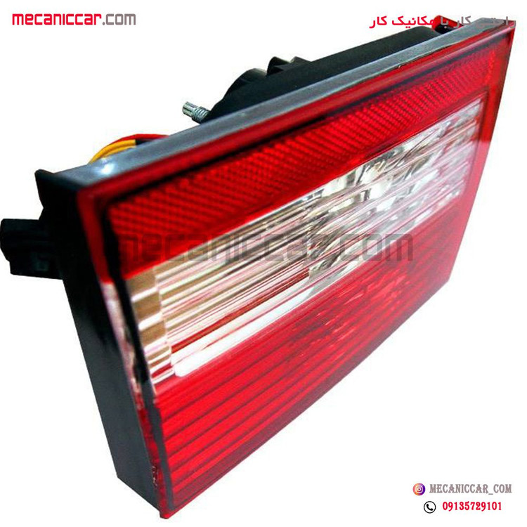 چراغ خطر روی صندوق چپ سمند LX