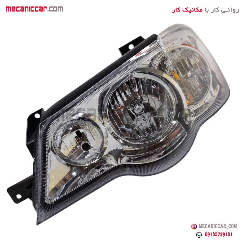 چراغ جلو سمت چپ پراید 111 و 132 بدون موتور