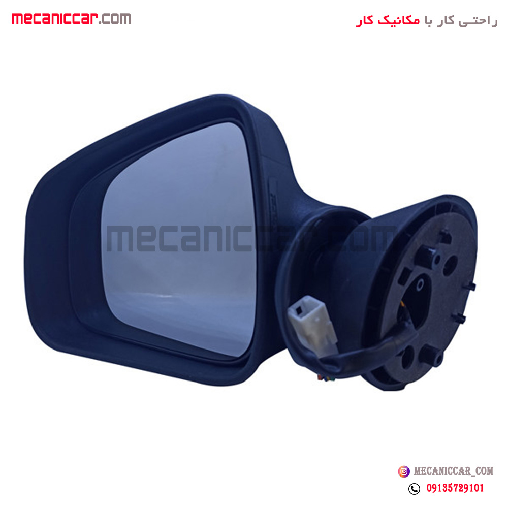 اینه کامل برقی ساندرو و ال نود L90 چپ سفید کاوج