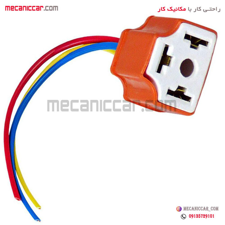 سوکت سرامیکی پشت چراغ جلو پژو 405 و پراید و پیکان ماندو