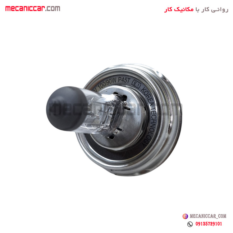 لامپ چراغ جلو گرد وات بالا H4 12V 100/90W پیکان