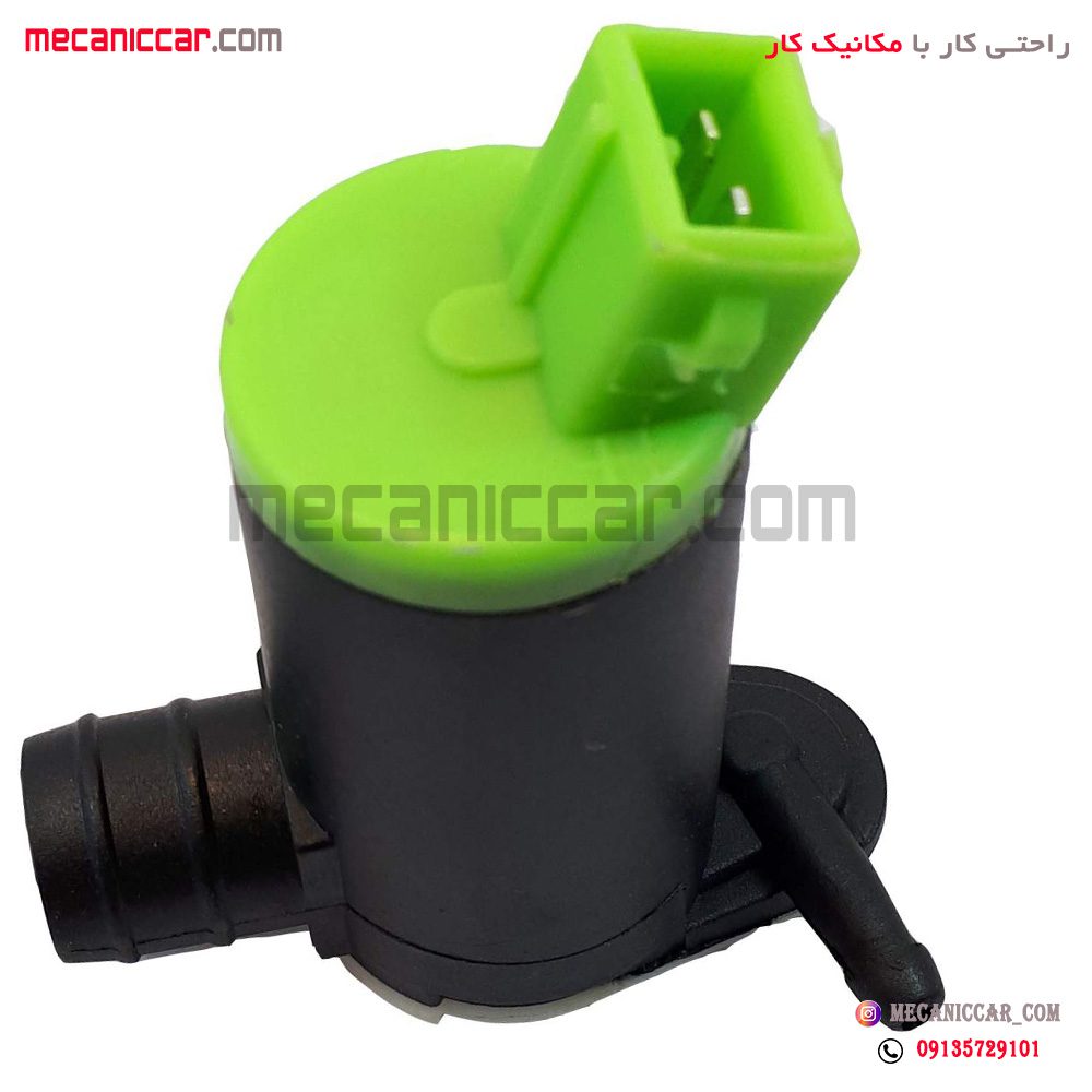 موتور (پمپ) شیشه شوی پژو 206 صندوقدار (تک خروجی)