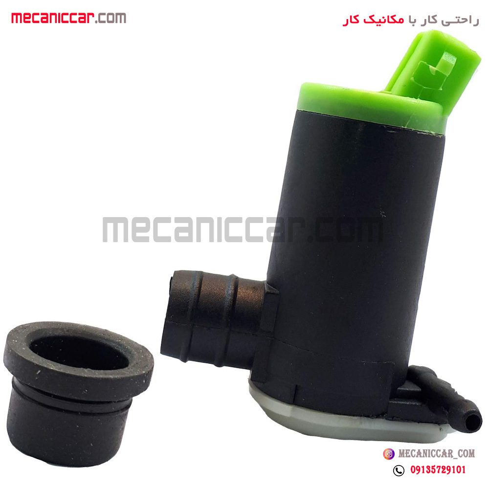 موتور (پمپ) شیشه شوی پژو 206 صندوقدار (تک خروجی)