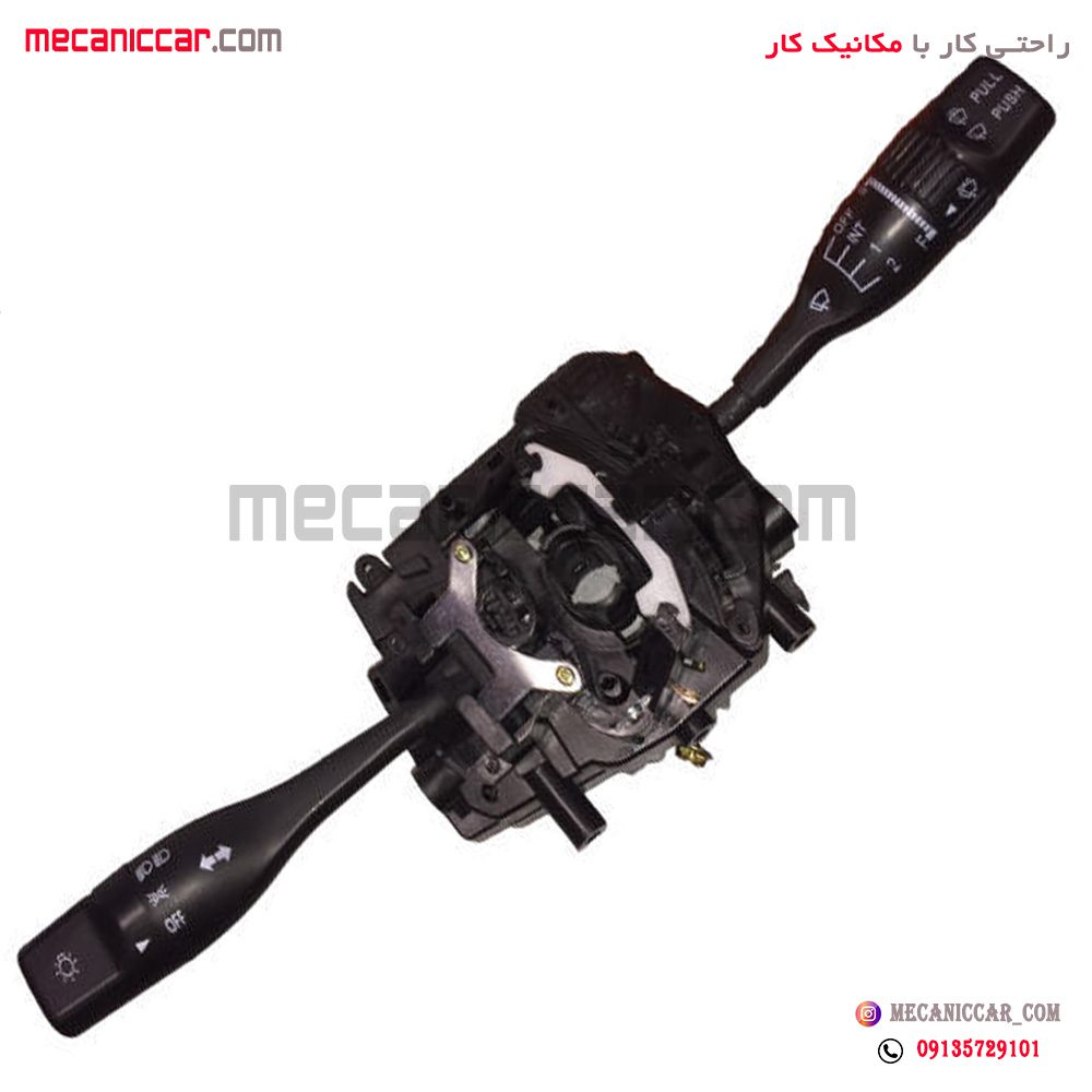 دسته راهنما و برف پاک کن کامل تیبا و ساینا (ایربگدار) الما