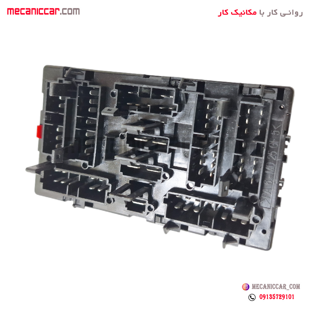 جعبه فیوز زیر داشبورد داخل اتاق 405 و پارس دناکو