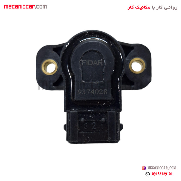 پتانسیومتر- سنسور دریچه گاز شاخکدار پایه بلند زیمنس سمند ملی (EF7) پژو 405 و پراید و تیبا سوکت زیمنس فیدار