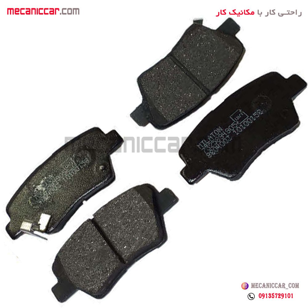 لنت ترمز چرخ عقب دیسکی پژو پارس TU5 و سمند سورن امکو