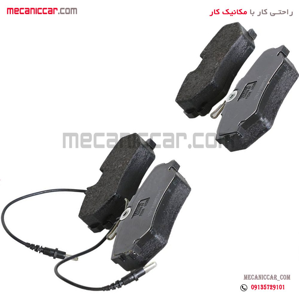 لنت ترمز چرخ جلو پژو 405 و پارس و سمند و اریسان