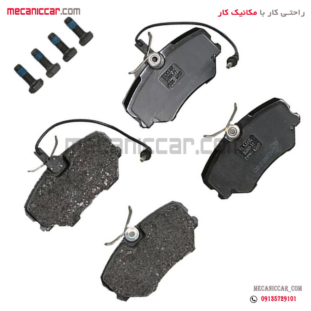 لنت ترمز چرخ جلو پژو 405 و پارس و سمند و اریسان