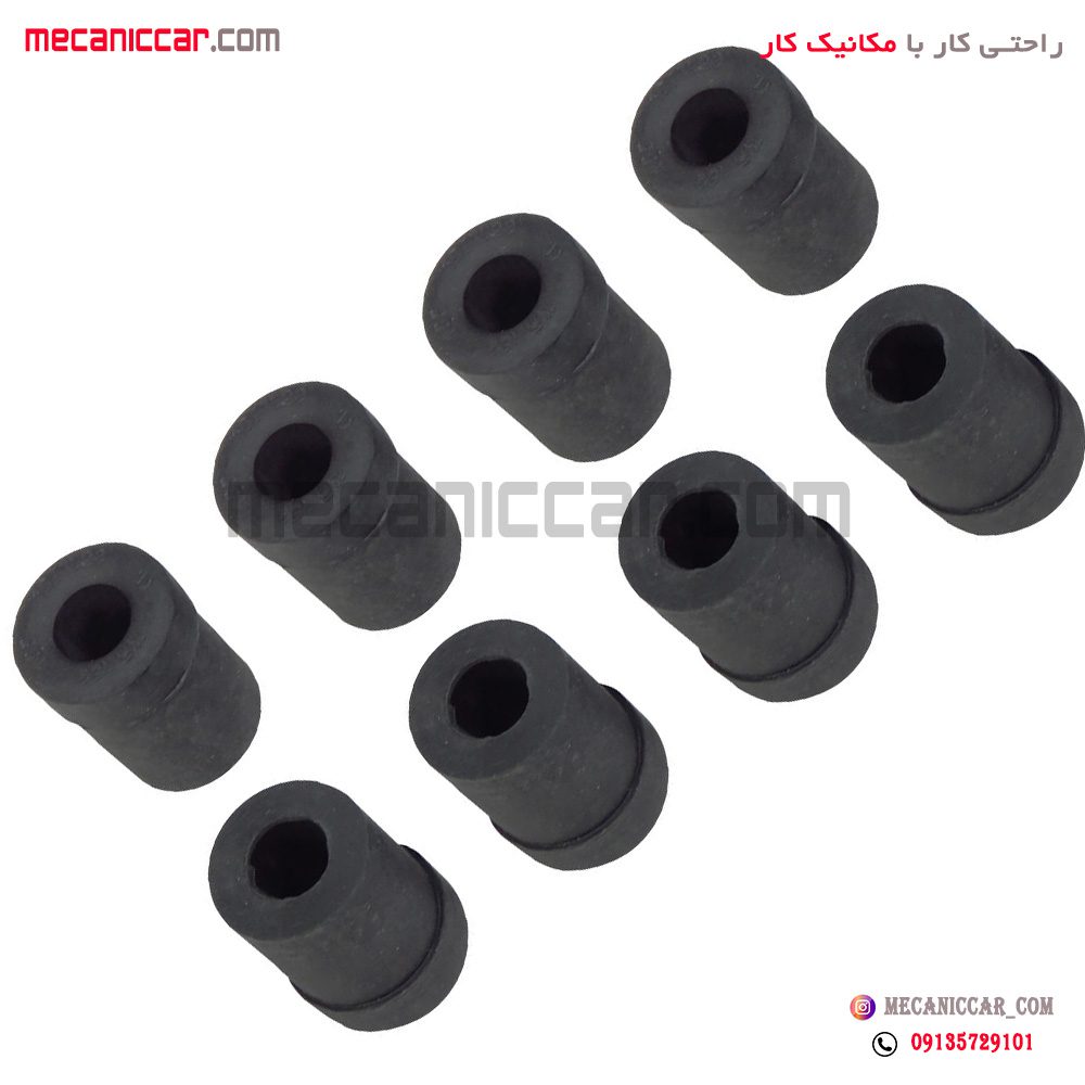 لاستیک بوش قامه کامل دسته فنر عقب پیکان تفتان